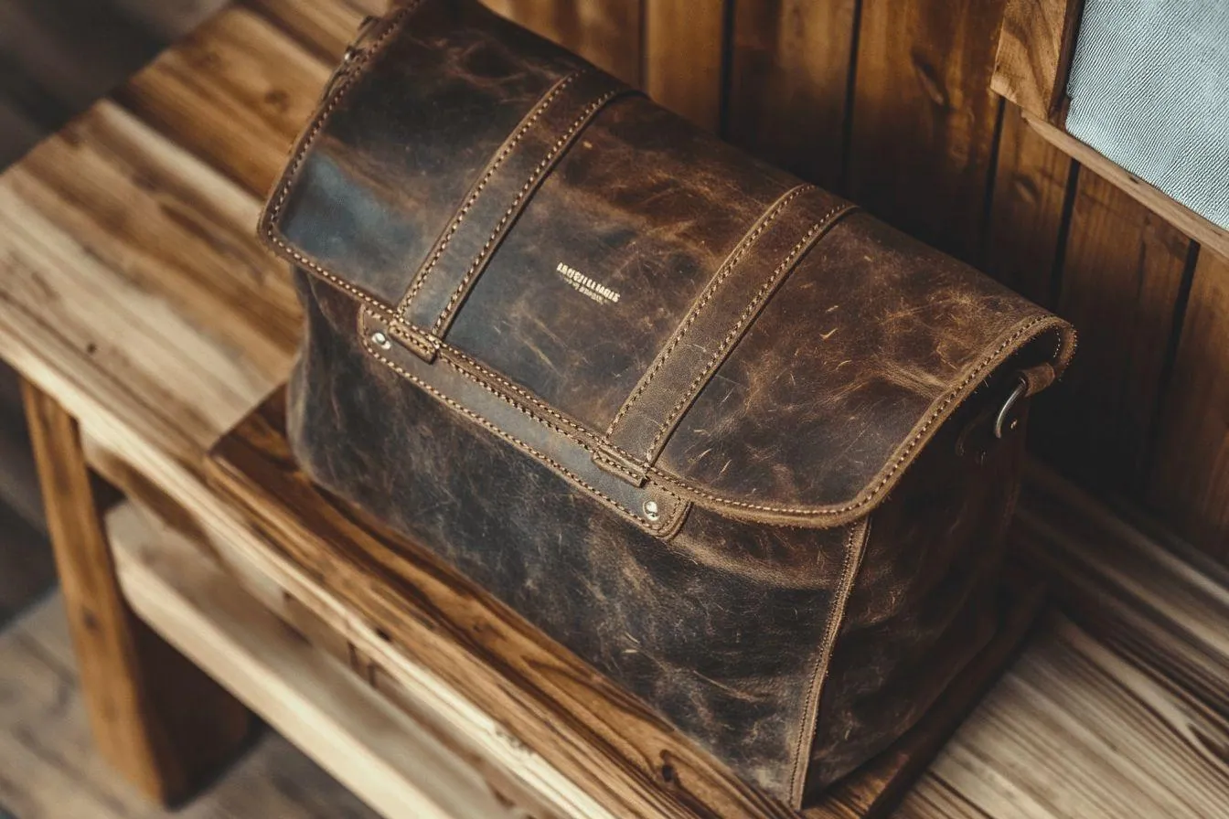 Sac cabas avec base en bois : Robustesse naturelle avec un sac cabas doté d’une base en bois
